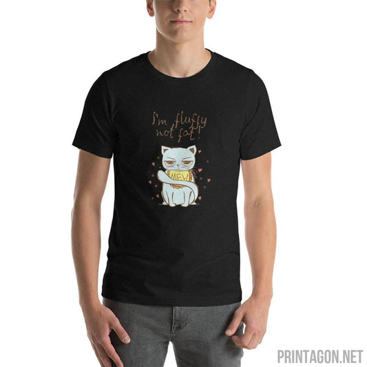 Printagon - I'm Fluffy not Fat - Unisex T-shirt -