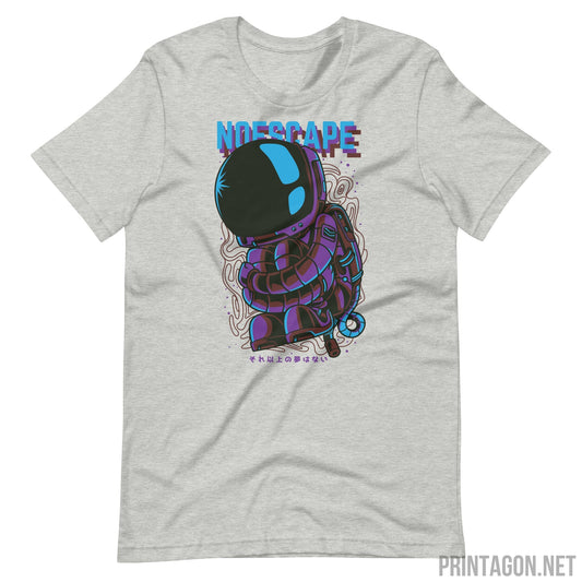 Printagon - No Escape Unisex T-shirt - Athletic Heather / XS