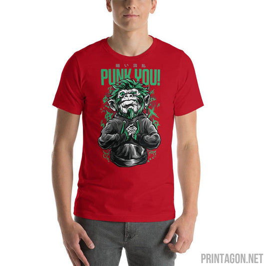 Punk You Monkey T-shirt - Printagon