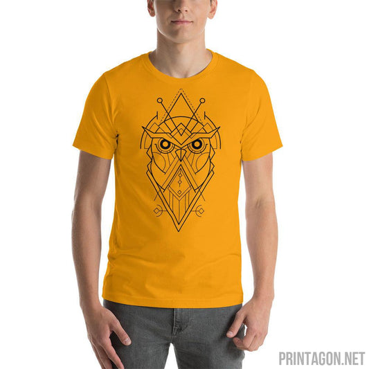 Sacred Geometric Owl - Unisex T-shirt - Printagon