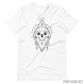 Sacred Geometric Skull - Unisex T-shirt - White / XS Printagon