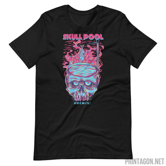 Skull Pool - Black Heather / XS Printagon
