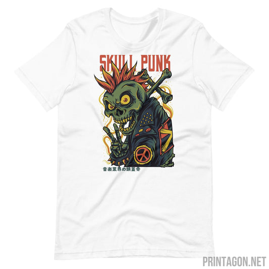 Skull Punk - White / XS Printagon