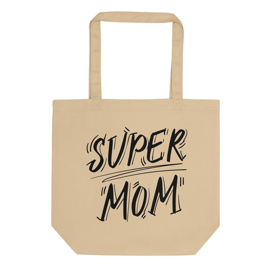 Printagon - Super Mom - 1 Side - Eco Tote Bag -