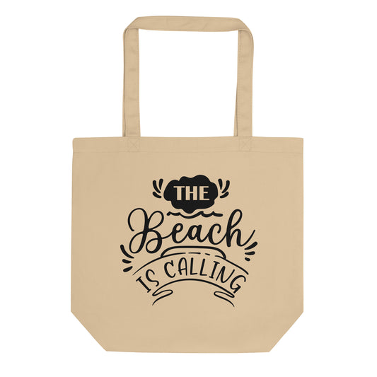 Printagon - The Beach is Calling - 1 Side - Eco Tote Bag -