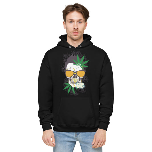 Printagon - Weed Skull 001 - Unisex hoodie -