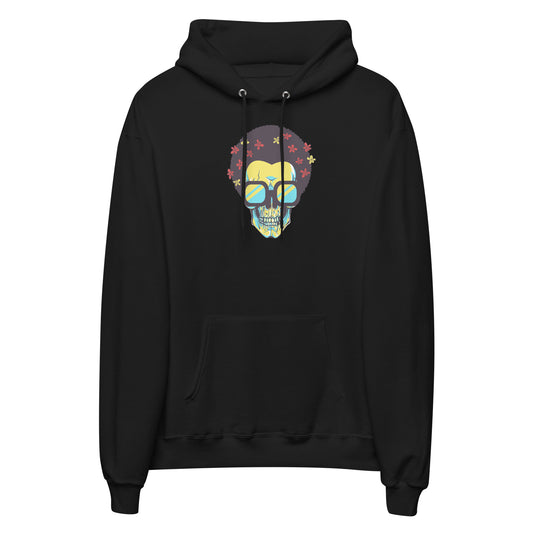 Printagon - Afro Skull - Unisex hoodie - Black / S