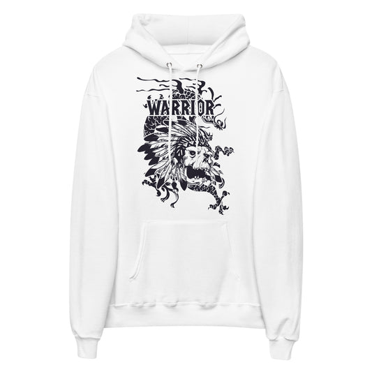 Printagon - Warrior Dragon Skull - Unisex hoodie - White / S