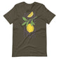 Printagon - Summer Lemon - Unisex T-shirt - Army / S