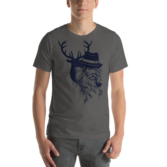 Old Man and a Mighty Deer Unisex t-shirt - Printagon