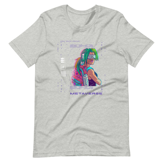 Metaverse 006 - Unisex T-shirt - Athletic Heather / XS Printagon