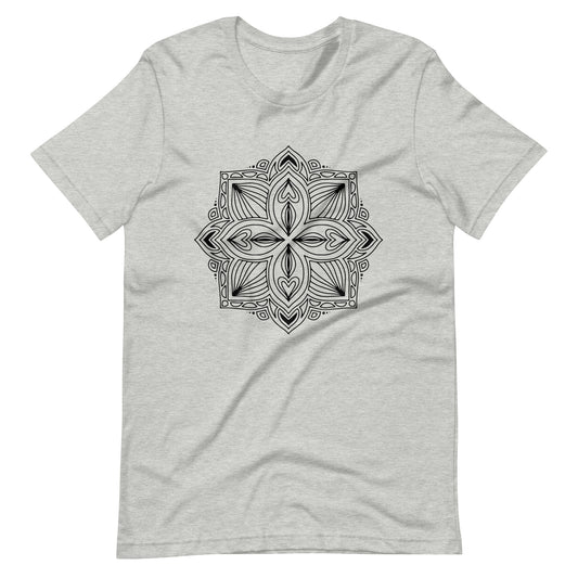 Printagon - Mandala 147 - T-shirt - Athletic Heather / XS