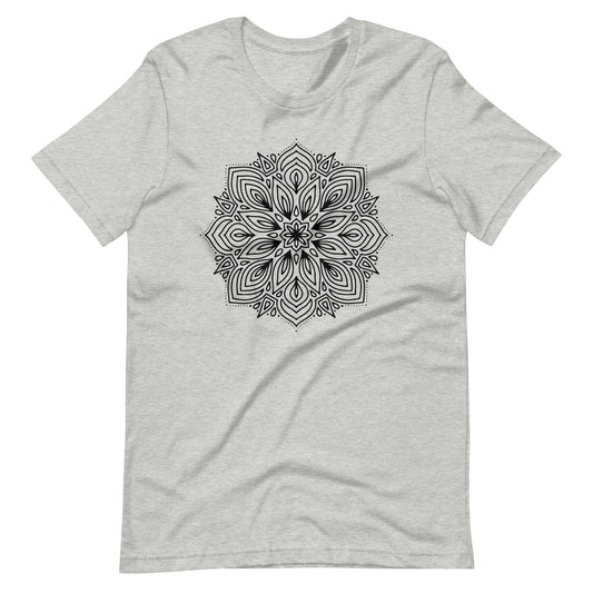 Printagon - Mandala 154 - T-shirt - Athletic Heather / XS
