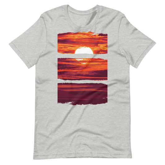 Printagon - Sun Set - T-shirt - Athletic Heather / XS