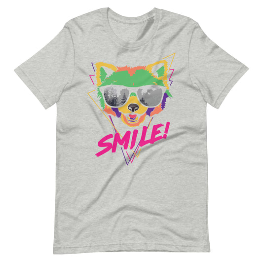 Printagon - Smile - Unisex T-shirt - Athletic Heather / XS