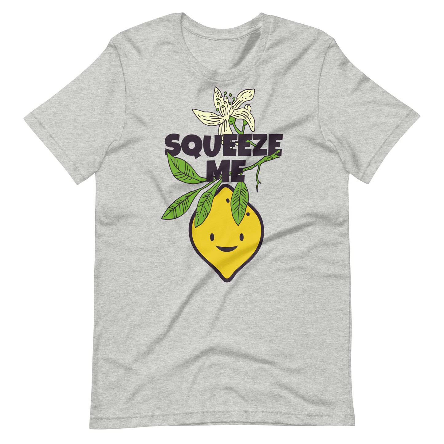 Printagon - Squeeze Me - Unisex T-shirt - Athletic Heather / XS