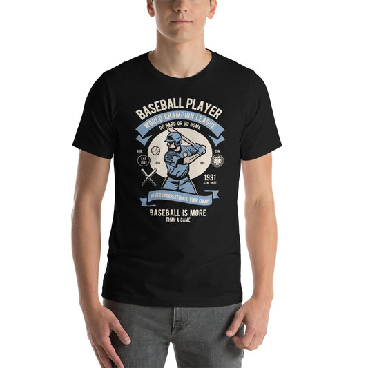 Printagon - Baseball Player - Unisex T-shirt -