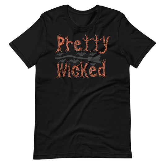 Printagon - Pretty Wicked - Unisex T-shirt - Black / XS
