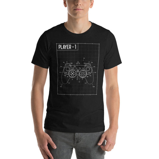 Player 1 Console 003 - Unisex T-shirt - Printagon
