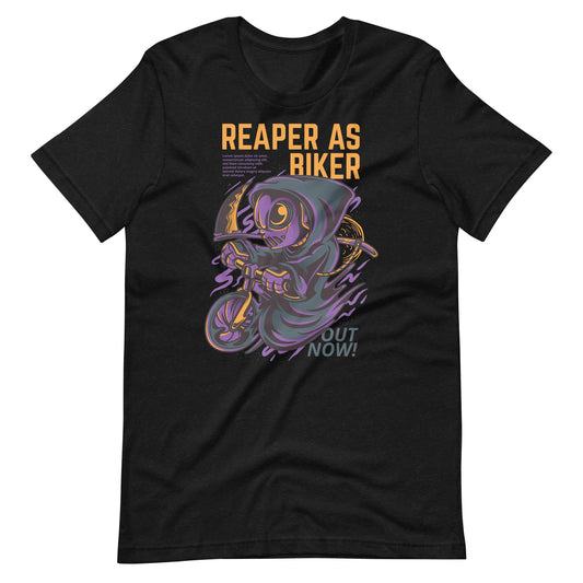 Printagon - Reaper As Riker - T-shirt - Black Heather / XS