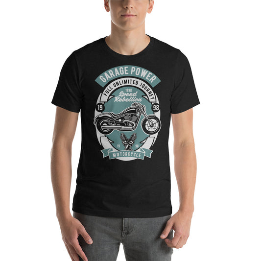 Printagon - Garage Power Motorcycle - T-shirt -