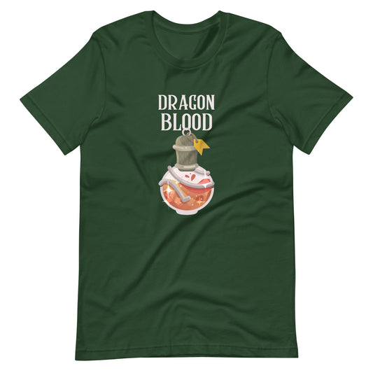 Printagon - Dragon Blood Magic Potion - Unisex T-shirt - Forest / S