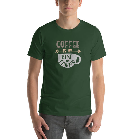 Printagon - Coffee Is My Best Friend - Unisex T-shirt -
