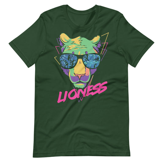 Printagon - Lioness - Unisex T-shirt - Forest / S