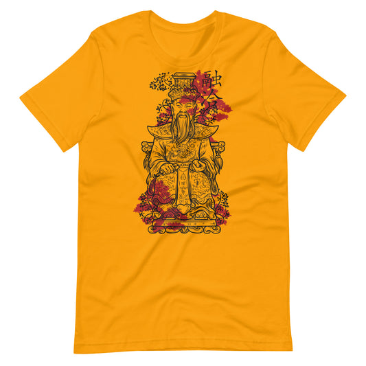Printagon - Buddha Meditation - T-shirt - Gold / S