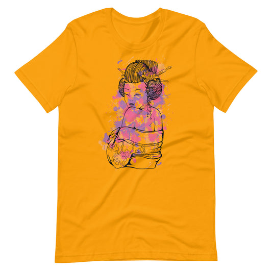 Sweet lady - Unisex T-shirt - Gold / S Printagon