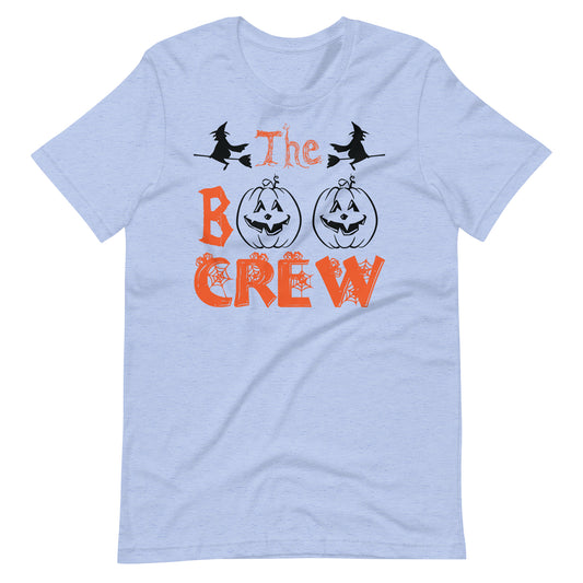 Printagon - The Boo Crew - Unisex T-shirt - Heather Blue / S