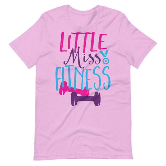 Printagon - Little Miss Fitness - T-shirt - Lilac / S