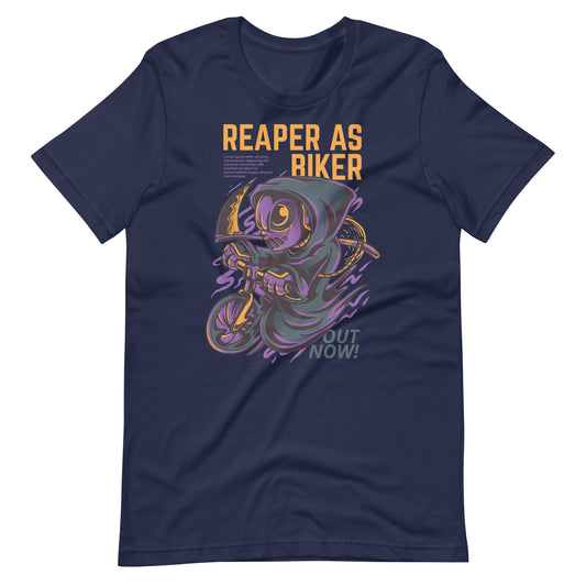 Printagon - Reaper As Riker - T-shirt - Navy / XS