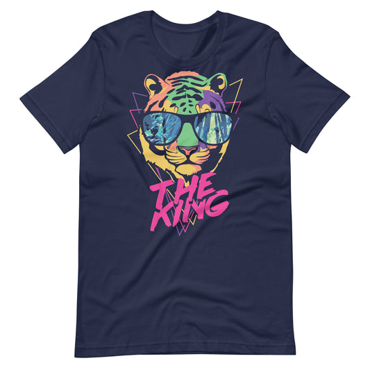 Printagon - The king - Unisex T-shirt - Navy / XS