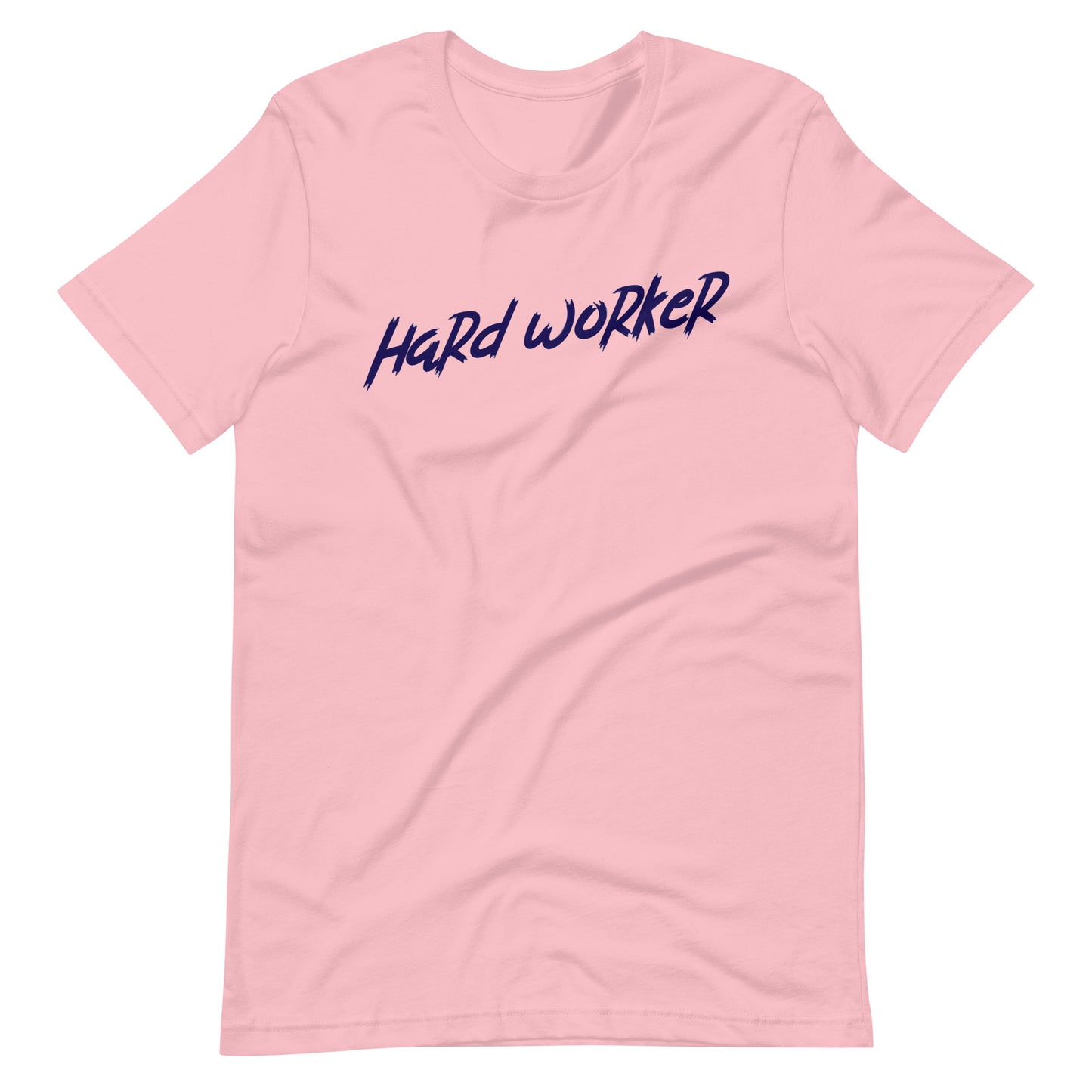 Printagon - Hard Worker - Blue Unisex t-shirt - Pink / S