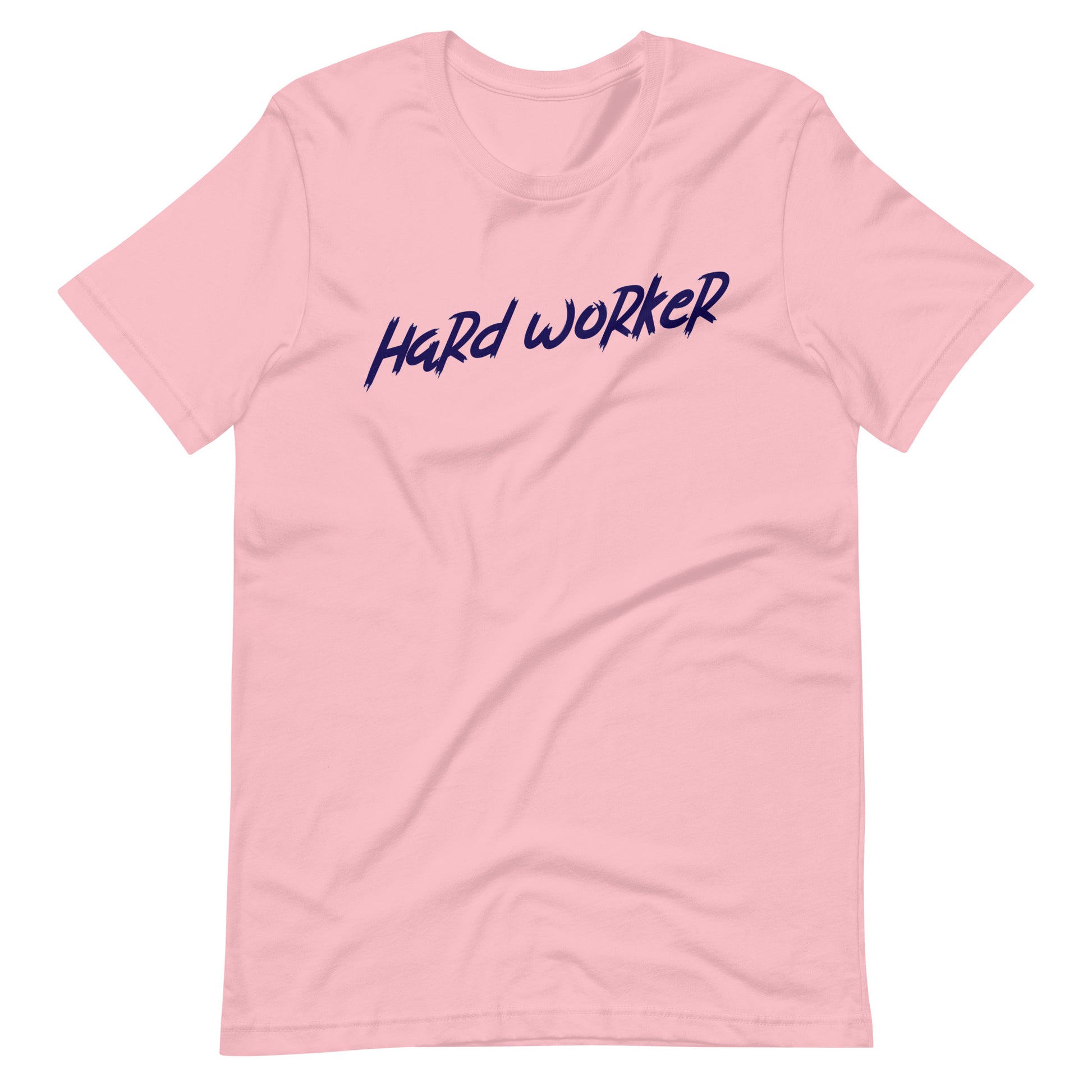 Printagon - Hard Worker - Blue Unisex t-shirt - Pink / S
