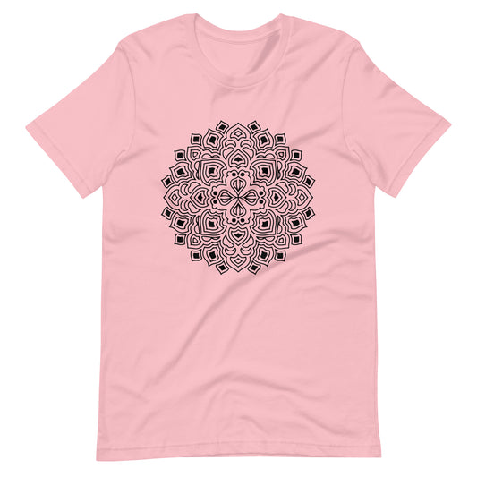 Printagon - Mandala 145 - T-shirt - Pink / S