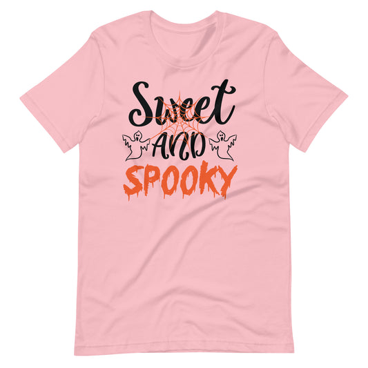 Printagon - Sweet and Spooky - Unisex T-shirt - Pink / S