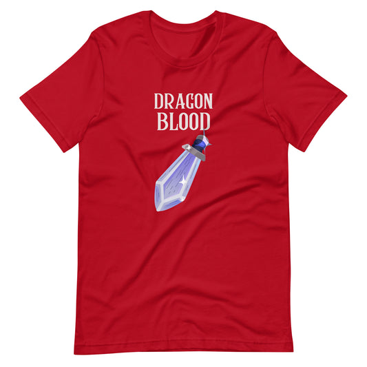 Printagon - Dragon Blood Sword - Unisex T-shirt - Red / XS