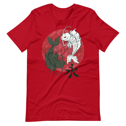Printagon - Koi Fish - Unisex T-shirt - Red / XS