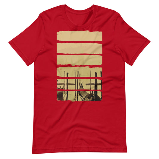 Printagon - Brown Nature - T-shirt - Red / XS