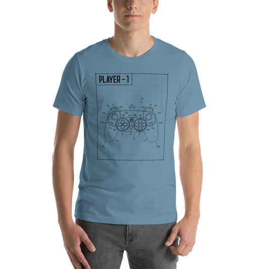 Player 1 Console - Unisex T-shirt - Printagon
