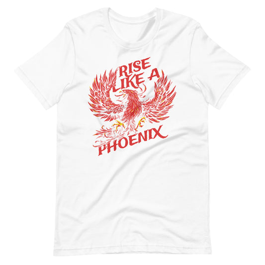 Printagon - Rise Like A Phoenix - Unisex T-shirt - White / XS