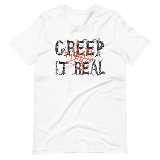 Printagon - Creep It Real - Unisex T-shirt - White / XS