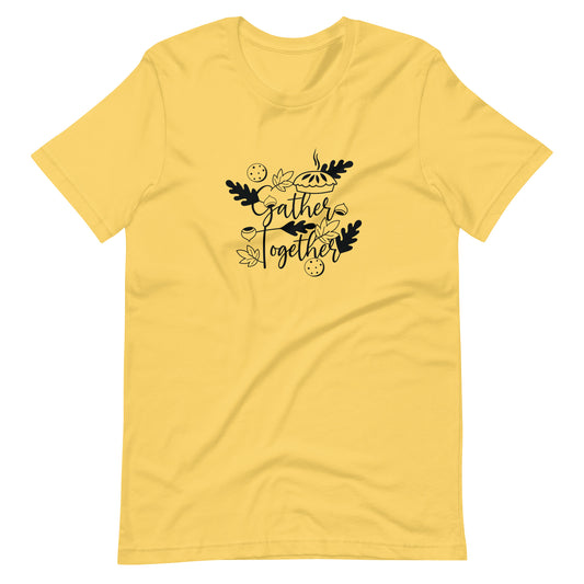 Printagon - Gather Together - Unisex T-shirt - Yellow / S