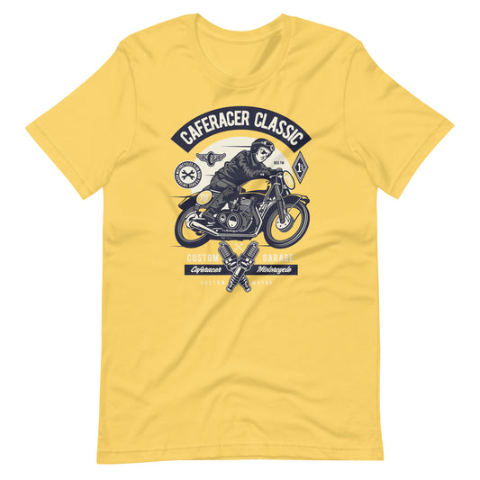 Printagon - Caferacer Classic - T-shirt - Yellow / S