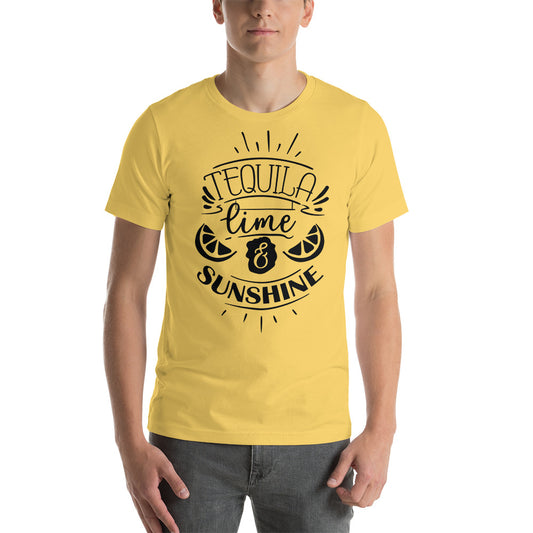 Printagon - Tequila Time & Sunshine - Unisex T-shirt -