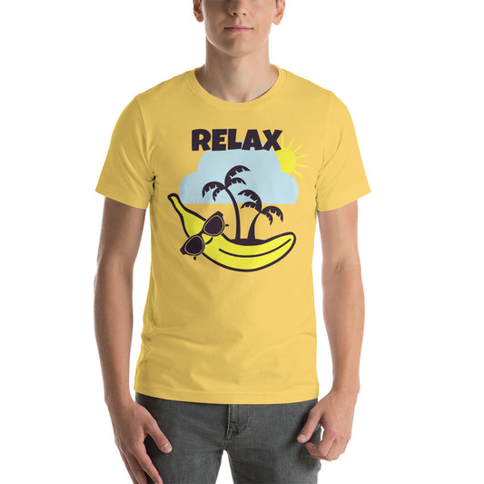 Printagon - Beach Banana Relax - Unisex T-shirt -
