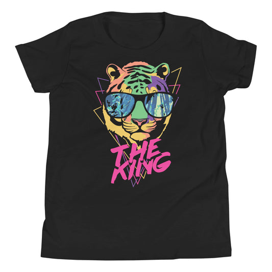 Printagon - The King - Kids Unisex T-shirt - Black / S