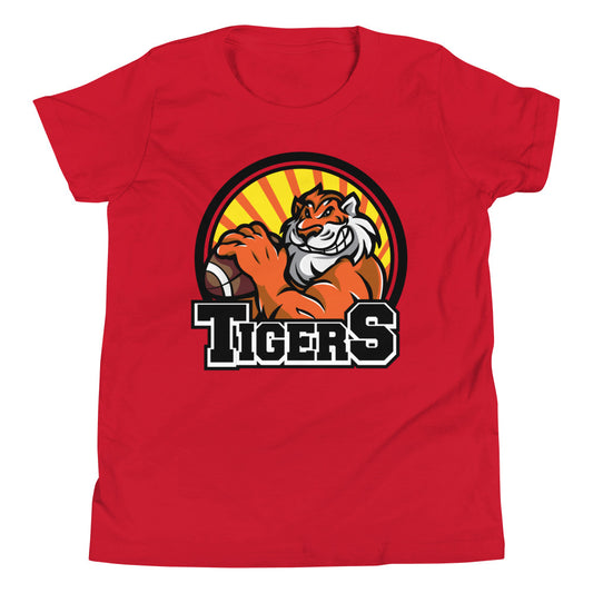 Printagon - Tigers - Kids Unisex T-shirt - Red / S
